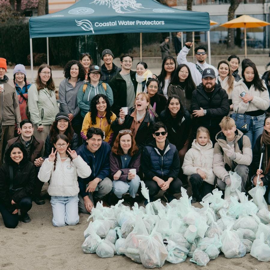 ‘Sweeping the Shores’ Beach Clean Up at English bay